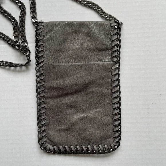 Grey vegan Stella McCartney Falabella style Pouch crossbody - Picture 6 of 10